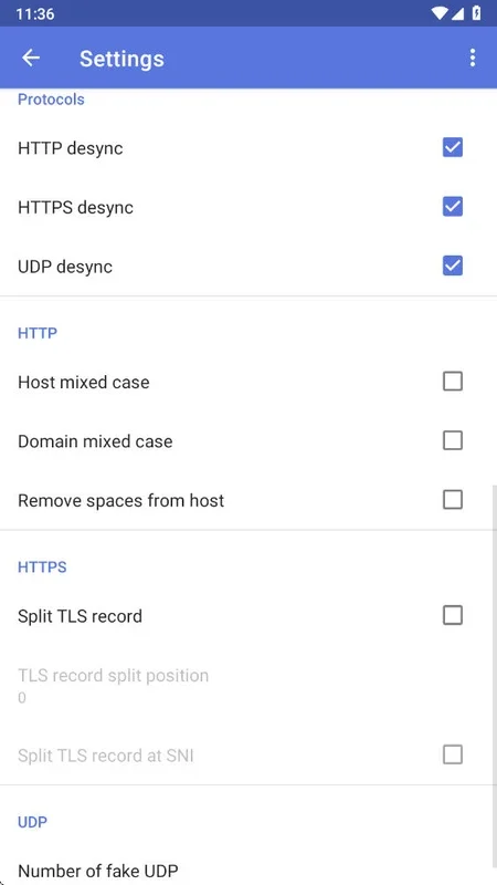 ByeByeDPI скриншот
